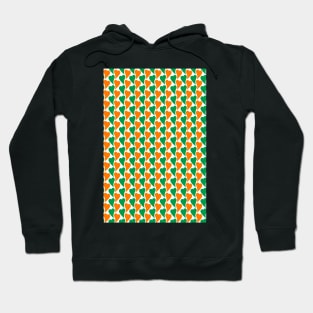 Wavy st. paddy's day hearts Hoodie